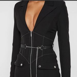 NEW Maniere de Voir Corset Blazer Dress